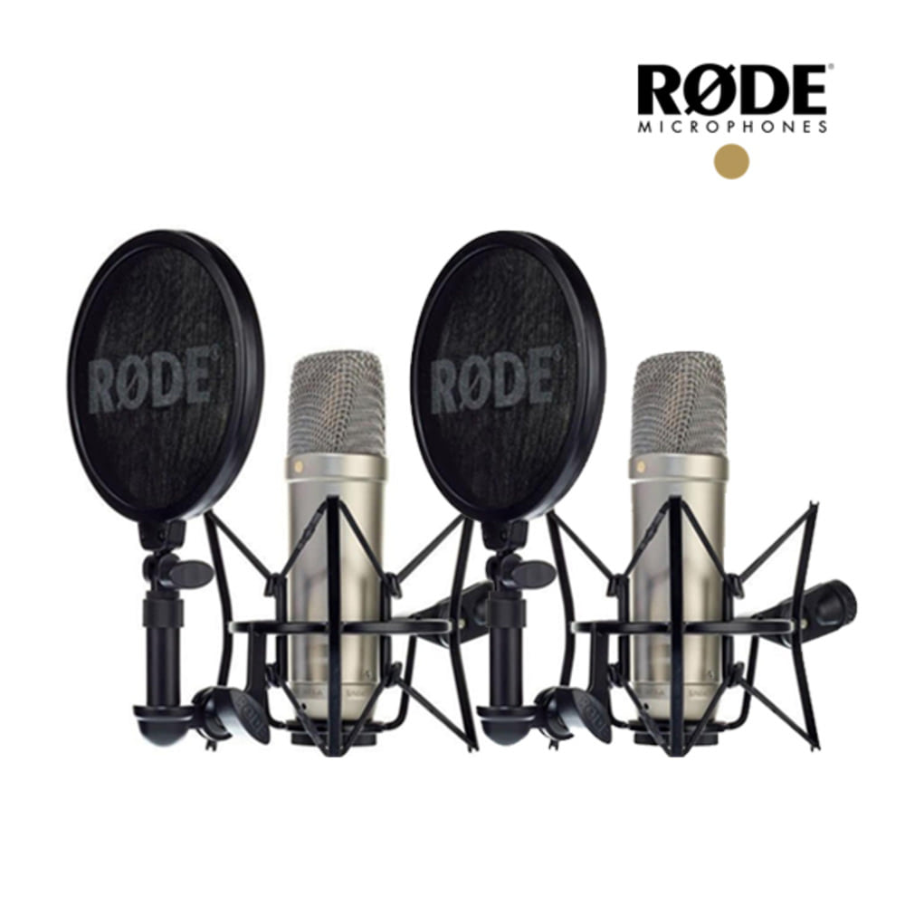 RODE NT1-A Matched Pair 컨덴서 마이크