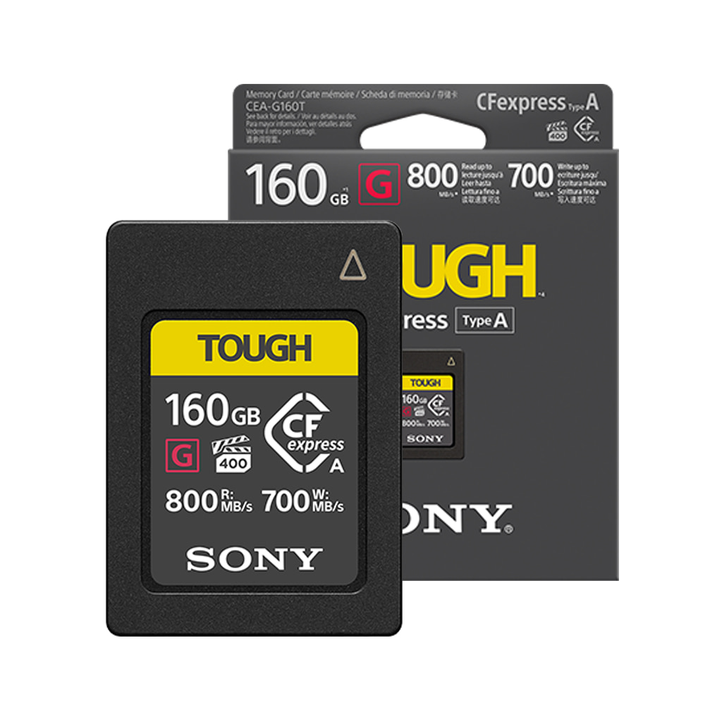 소니 CEA-G160T 160GB CFEXPRESS 형식 A 메모리카드