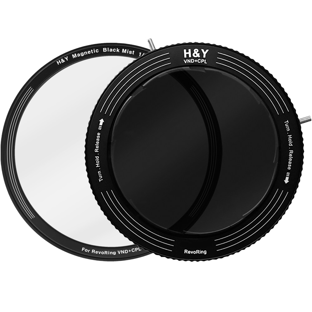 HNY 레보링 가변 ND3-1000CPL+1/4 블랙미스트 67-82mm